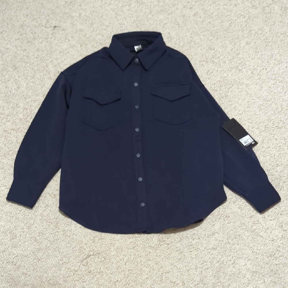 90 Degree By Reflex Navy Blue Softshell Jacket